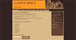 Desktop Screenshot of latinedisce.net